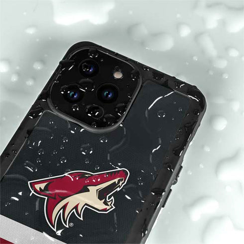NHL Arizona Coyotes Jersey iPhone 15 Pro Waterproof Case